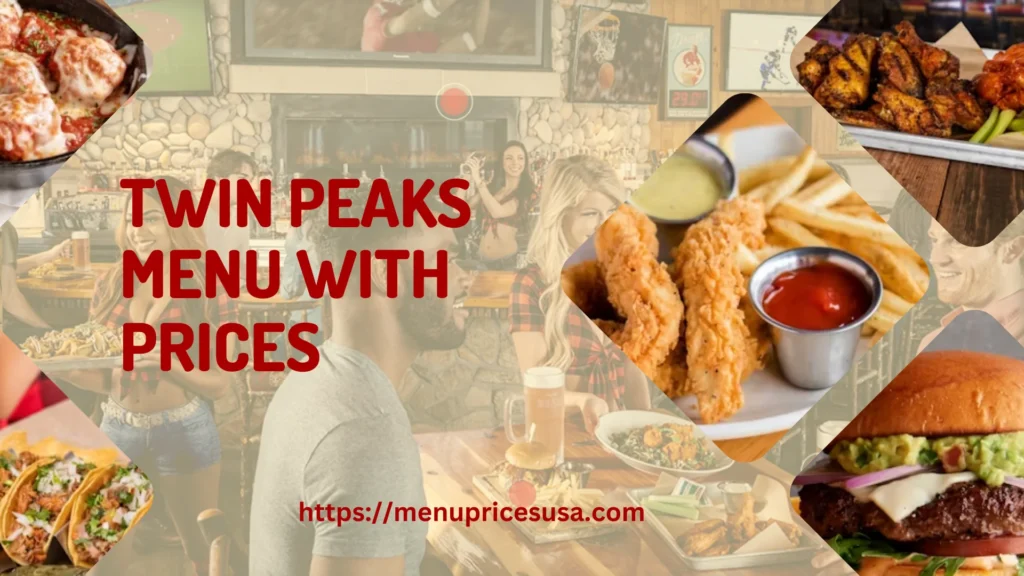 Twin Peaks Menu with Prices - Image