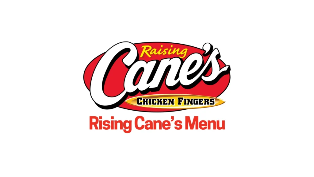 Rising Cane's Menu with Prices 2025 - Image