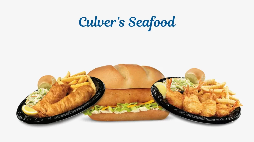 Culver's Menu - Seafood prices
