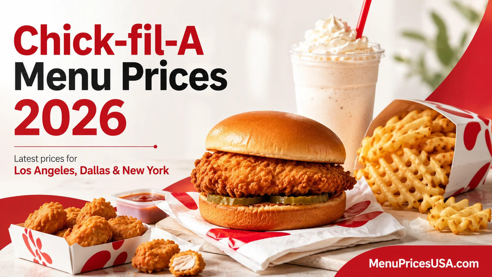 Chick-fil-A menu prices 2026