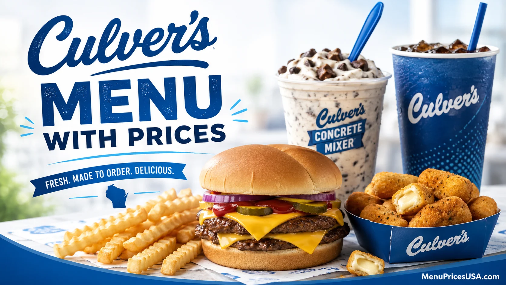 Culver's menu with prices 2026
