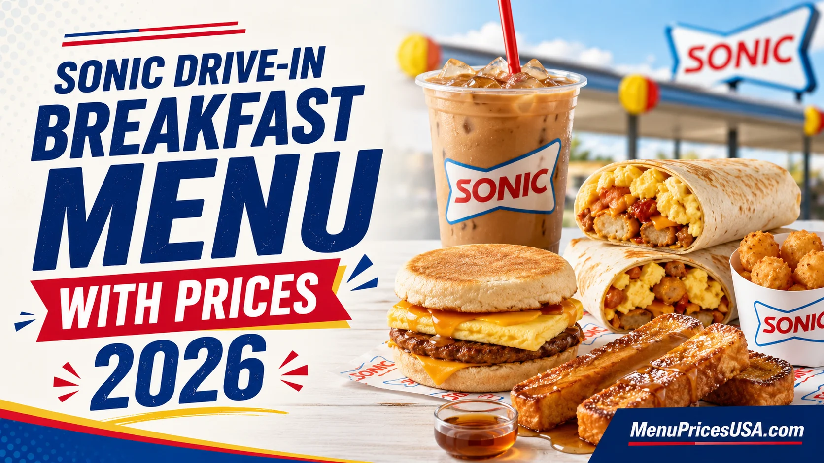 Sonic breakfast menu with prices 2026