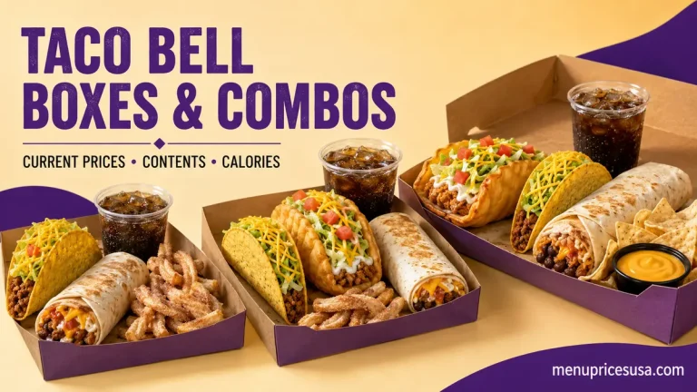 Taco Bell Box Menu