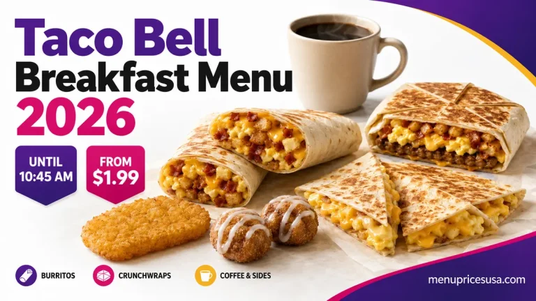 Taco Bell Breakfast Menu