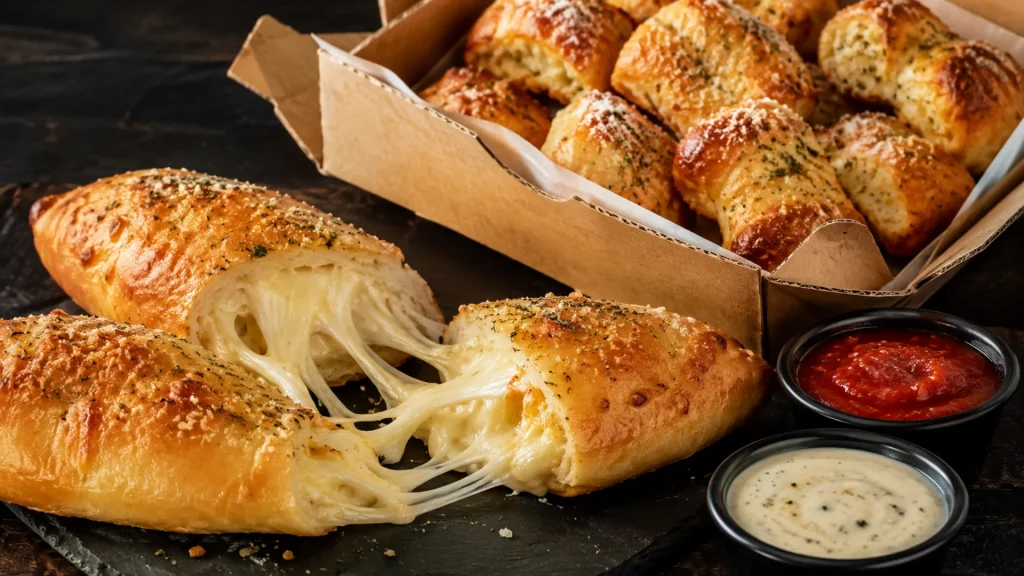 Domino's stuffed cheesy bread and bread bites prices