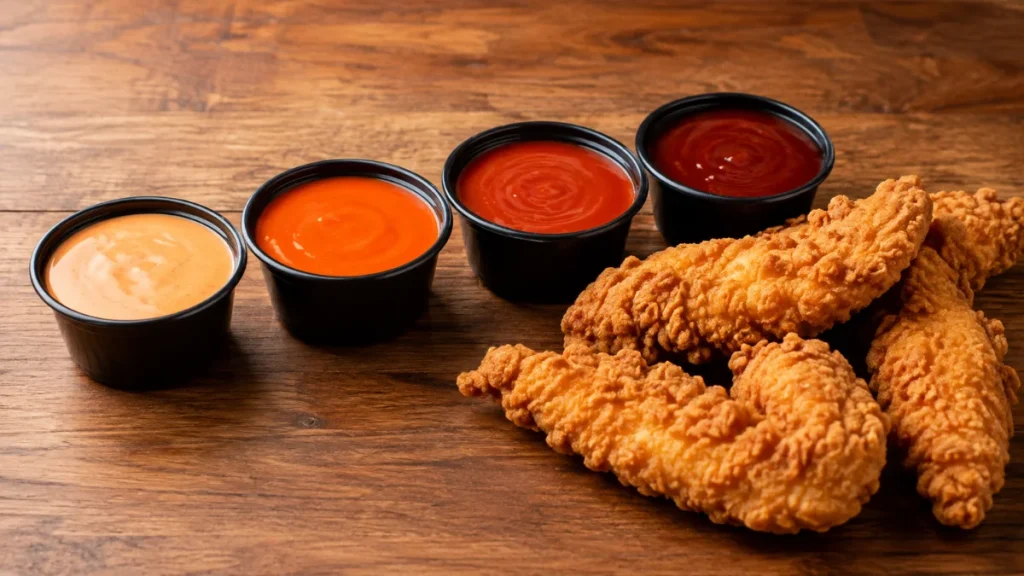 Zaxby's sauces and wing flavors from mild to hot