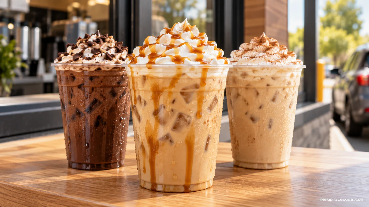 7 Brew 7 Originals lineup, the signature flavored drinks on the 7 Brew menu