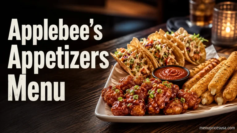 Applebee's Appetizers Menu Prices