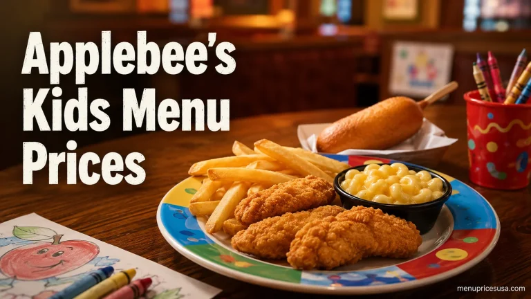 Applebee's Kids Menu Prices