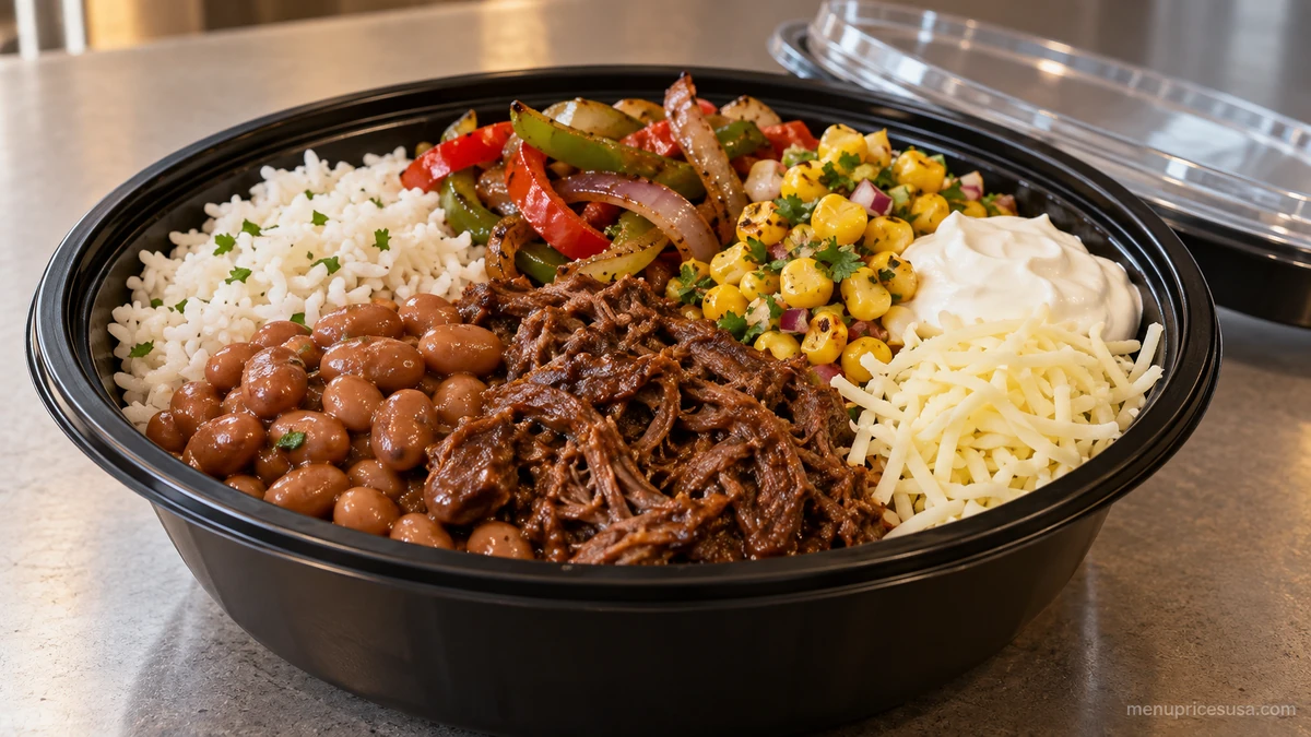 Chipotle burrito bowl built entirely from gluten-free ingredients