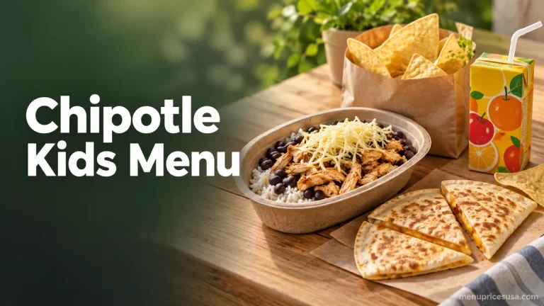 Chipotle Kids Menu