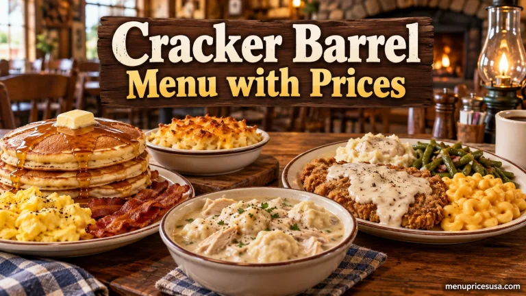 Cracker Barrel Menu with Prices.