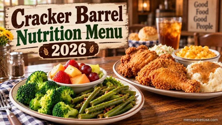 Cracker Barrel Nutrition Menu Feature - Image