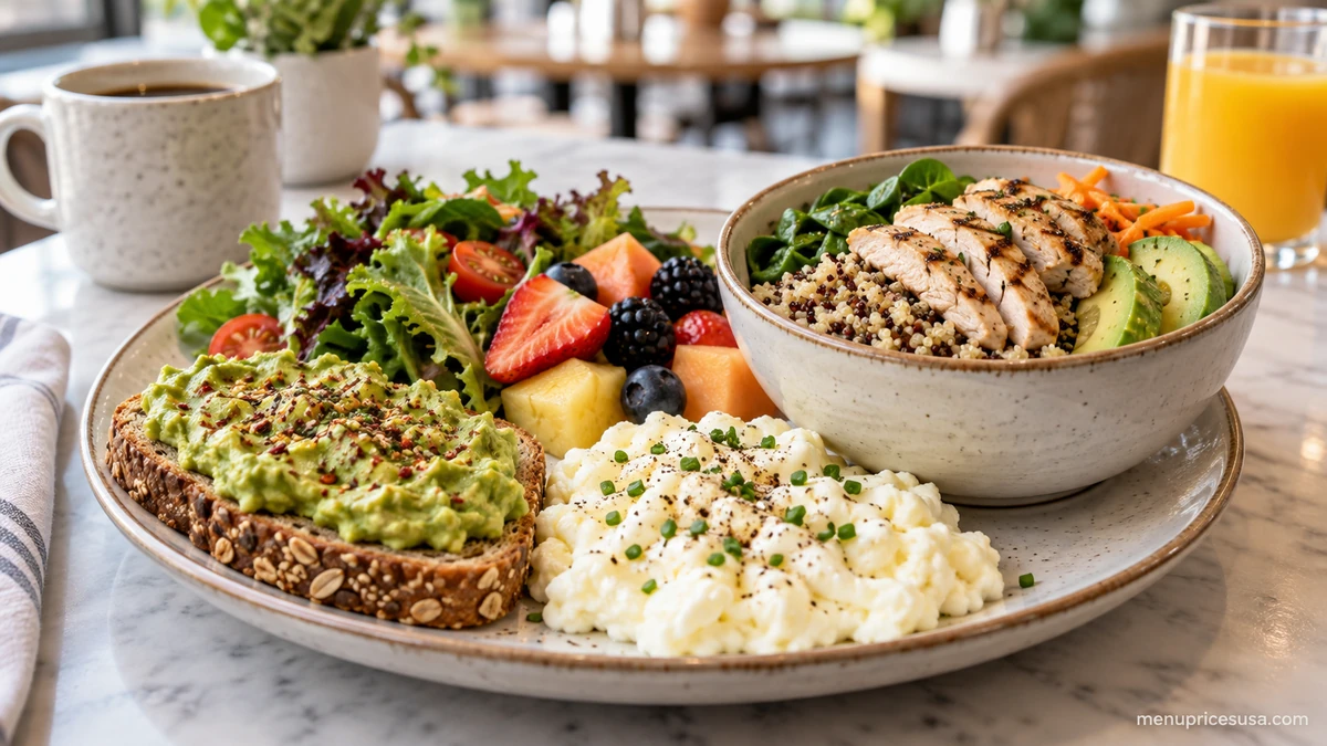 First Watch lower-calorie and healthy menu options