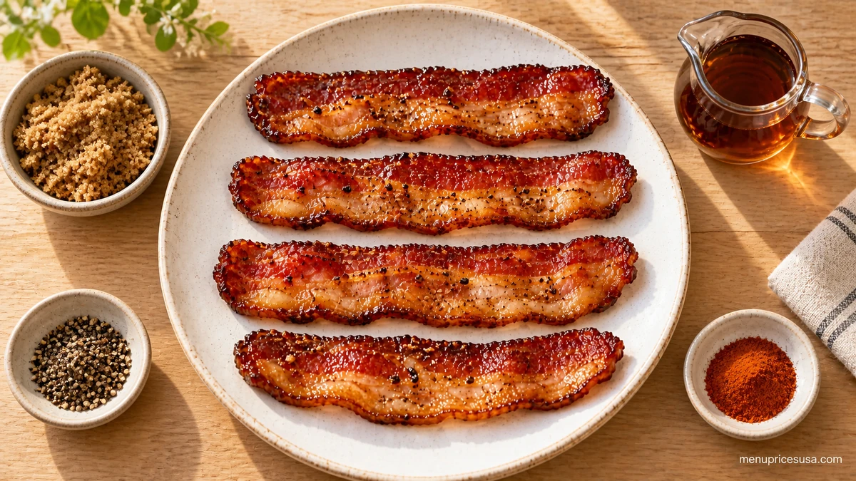 First Watch Million Dollar Bacon ingredients and sweet spicy flavor profile