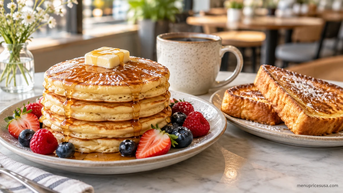 First Watch pancakes and French toast breakfast selection