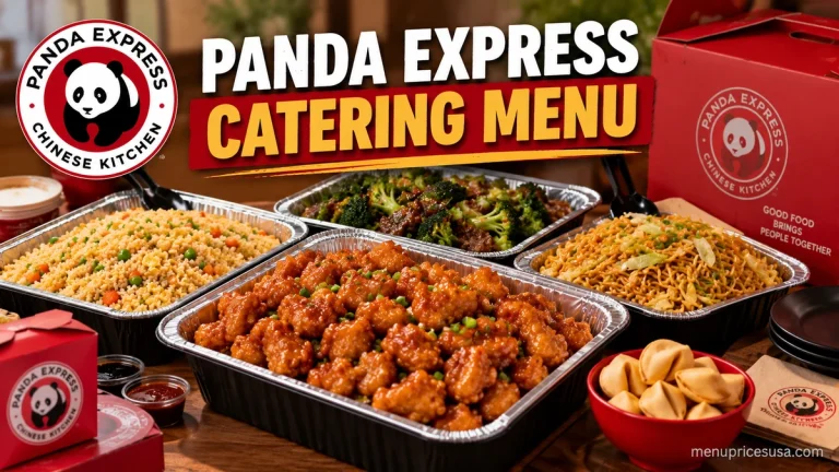 Panda Express Catering Menu - Image