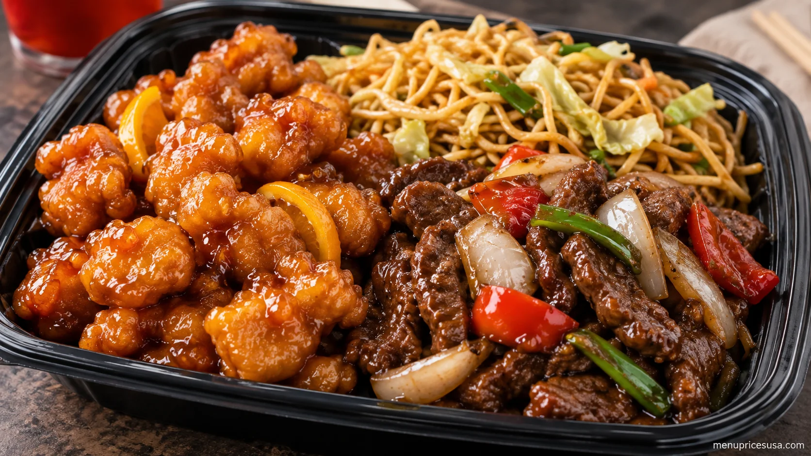 Panda Express Double Protein Plate, the highest-calorie single-serving item on the Panda Express Nutrition Menu