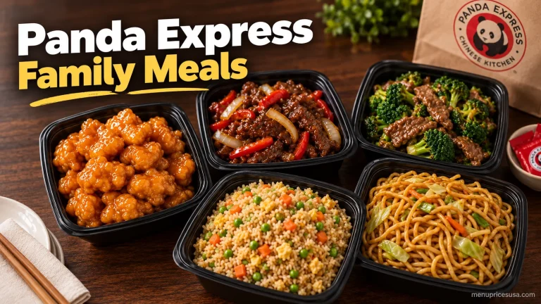 Panda Express Family Meal Menu - Image