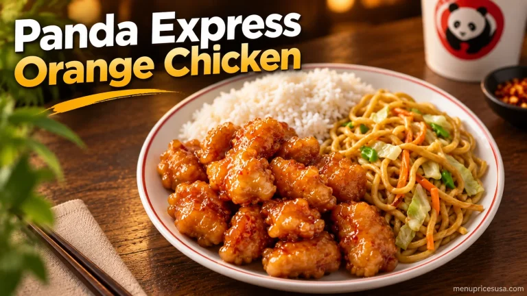 Panda Express Orange Chicken Menu - Image