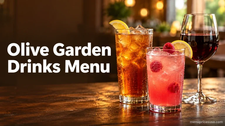 Olive Garden Drink Menu - Featured