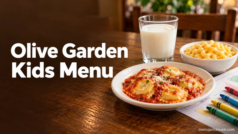 Olive Garden Kids Menu - Latest updates